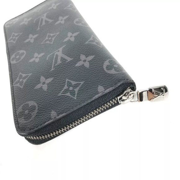 LOUIS VUITTON MonogramEclipse Zippy Wallet Vertical Zip Around Long Wallet - Picture 4 of 13